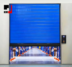 Puertas Industriales <span class=keywords><strong>de</strong></span> PVC <span class=keywords><strong>de</strong></span> Alta Velocidad, Auto-Reparables, Automáticas, con Cierre <span class=keywords><strong>de</strong></span> Cremallera, Control Remoto, Impermeables, Certificadas ISO/CE - Product Image 3