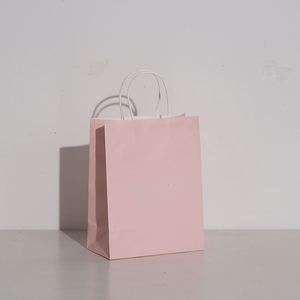 Bolsa de Regalo de Papel Kraft Impresa Personalizada en Color Sólido, Decoraciones Duraderas y de Estilo Clásico, Precio de Fábrica - Product Image 4