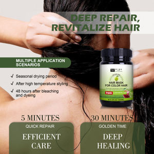 有機アップルヘアマスク1000ML含まれたイラクサ抽出物すべての髪のタイプに栄養を与え、水分と深いコンディショニングを加えます - Product Image 5