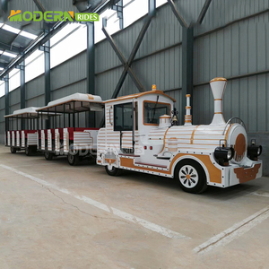 รถไฟท่องเที่ยว สวนสนุกสำหรับเด็ก ผลิตภัณฑ์ใหม่และน่าสนใจ รถไฟไร้รางสำหรับขาย - Product Image 2