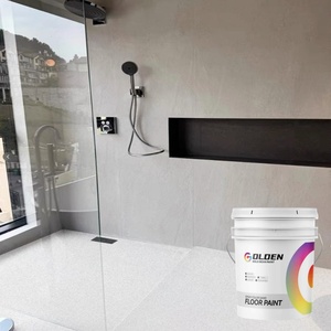 DEQI High-quality Water-based Epoxy <b>Floor</b> Paint, Self-leveling, Indoor/outdoor <b>Floor</b> Coating, Can Be <b>Brushed</b>. - Product Image 4