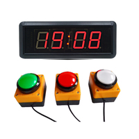 Chronomètre LED 4 chiffres de 1,8 pouce avec bouton, compte à rebours de 10 secondes, idéal pour les jeux interactifs, les compétitions et l'entraînement (vente en gros)