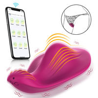 Smart APP Tragbarer Vibrator Sexspielzeug Mehrere Lademethoden Kabellose Fernbedienung Klitoris-Stimulator Slip G-Punkt-Massagegerät