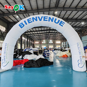 Sayok Arc d'entrée gonflable personnalisé Arc de ligne d'arrivée de début Arc de course gonflable publicitaire - Product Image 4