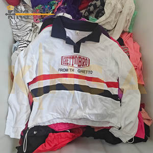 Vêtements d'été pour femmes, t-shirts d'<span class=keywords><strong>occasion</strong></span>, stock en gros, vêtements usagés provenant de magasins - Product Image 3