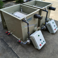 Équipement d'élevage de poissons pour système aquaponique, filtre à tambour rotatif pour bassin à koïs, PP de qualité alimentaire, volume d'eau 60m³/100m³
