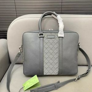 Sac à bandoulière de luxe pour homme, mallette d'affaires décontractée, grande capacité, durable, toutes saisons, pour ordinateur portable - Product Image 3