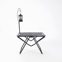 Tables d'extérieur de haute qualité, réglables en hauteur, en métal, pliables, portables, avec sac de rangement