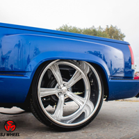 Jantes forgées SJ Deep Dish Polish 2 pièces 20 22 24 26 pouces 5x127 5x120 pour Silverado Impala Camaro Tahoe