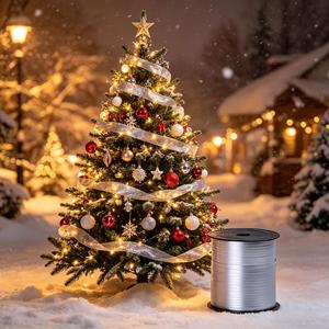 Nastro Party Love Cinta Silver Matte 450M per decorazioni per feste, ideale per decorare pareti - Product Image 4