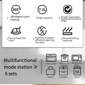 Small Kitchen Appliance 8L Touch Screen Visible Air <b>Fryers</b> Commercial Digital <b>Fryer</b> Cooker <b>Machine</b> for Home Digital Air <b>Fryer</b> Co - Product Image 2