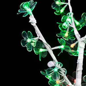 Fashionable Outdoor IP65 LED Crystal Cherry Blossom Tree Light Warm White Green with 24V 110V 220V Christmas Decorations Gardens