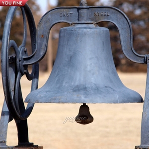 Campana in bronzo fuso grande YOUFINE, scultura a rilievo classica del cancello di Brandeburgo per cattedre <span class=keywords><strong>e</strong></span> piazze pubbliche - Product Image 4