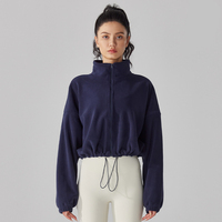 Nouvelle veste de sport pour femmes de haute qualité, vêtements de sport d'extérieur confortables, fermeture éclair avant, séchage rapide, vêtements de fitness, veste de course courte