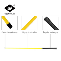 Entraîneur de force de swing de golf, améliore la flexibilité, le rythme, le tempo, l'équilibre et la puissance, correction de swing pour le slice, le drive et le shot.
