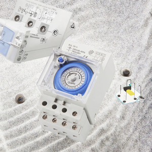 Igercn sul181h Mini Analog hàng ngày hẹn giờ chuyển 220V-240V 16 AMP <span class=keywords><strong>24</strong></span> giờ cơ khí tương tự khái niệm kỹ thuật số DIN giờ - Product Image 3