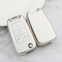 Coque de protection pour clé de voiture en TPU souple de qualité supérieure pour Chevrolet Malibu Buick Excelle XT GT Lacrosse Encore Porte-clés Porte-clés Sac Usine
