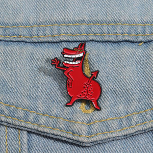 Мультяшные детские анимированные броши, эмалированные значки с персонажами аниме, нагрудные значки, ювелирные изделия, подарок для друзей, оптом - Product Image 1