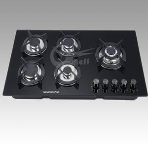 Cucina 5 bruciatore in vetro temperato stufa a <span class=keywords><strong>Gas</strong></span> con piano cottura a <span class=keywords><strong>Gas</strong></span> - Product Image 3