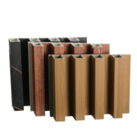 Panneaux muraux ignifuges en WPC SPC avec grain de bois PVC pour la décoration murale et les applications de divertissement