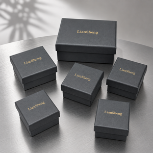 Boîtes cadeaux en papier écologiques personnalisées avec logo, vente en gros d'usine, pour montres, bijoux, colliers et bracelets - Product Image 1
