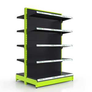 Supermarket <b>Shelves</b> Gondola Shelving <b>Heavy</b> <b>Duty</b> Slatwall Shelving Retail Display System Store Fixture Commercial Use - Product Image 1