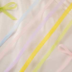 Nouveauté : Ruban en organza transparent de 0,6 cm pour la fermeture de boîtes cadeaux et l'accentuation des détails d'emballage, 25 yards/rouleau - Product Image 2