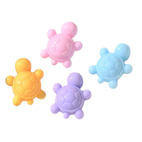 Jouet sensoriel anti-stress en forme de tortue Taba, en TPR souple et extensible, à pincer et à presser, pour enfants de 5 à 7 ans