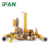 IFAN jaune PE tuyau de gaz multicouche Composite Pex Al Pex tuyau Tube de gaz plomberie Pex tuyau de gaz