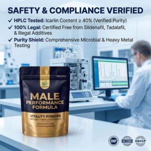 NuCoreBio OEM Marque Privée 40% Icariine Betterave Ginseng Rouge Coréen Triple Adaptogène Extrait Herbal 30 Sachets Oxyde Nitrique - Product Image 4