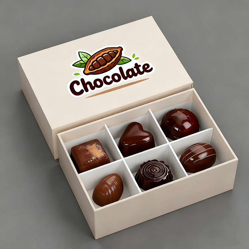 Wholesale Custom Logo Luxury Oval Chocolate