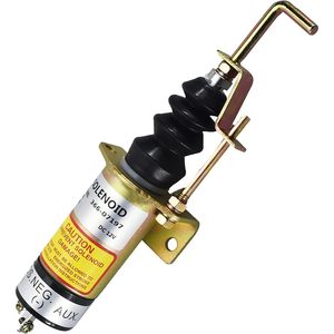 Vanne solénoïde Earlyred 12V DC 366-07197 à montage sur support pour excavatrice et groupe électrogène - Product Image 1