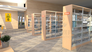 Casier professionnel en métal, avec fente, étagère à angle, en fer, pour livre, pour l'école - Product Image 4