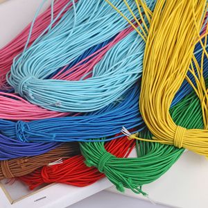 <span class=keywords><strong>Cordon</strong></span> <span class=keywords><strong>élastique</strong></span> <span class=keywords><strong>rond</strong></span> coloré en gros <span class=keywords><strong>2</strong></span> / <span class=keywords><strong>2</strong></span>,5 / 3 <span class=keywords><strong>mm</strong></span> Caoutchouc latex haute résistance pour vêtements - Product Image 1