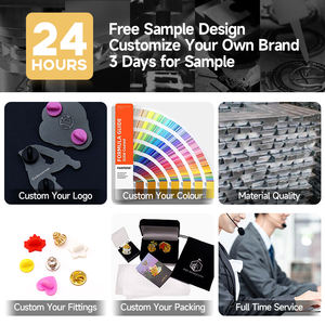 Personalizado Die Casting Metal esmalte Pin Vintage DIY raro recuerdo insignia broche para <span class=keywords><strong>ropa</strong></span> por <span class=keywords><strong>Guess</strong></span> - Product Image 2