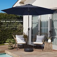 Parapluie de plage promotionnel personnalisé avec logo, robuste, pliable, pour le marché de Dubaï, vente en gros