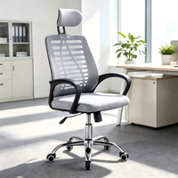 Chaise de bureau exécutive pliable et réglable en acier inoxydable avec dossier en maille, pour usage hôtelier, plusieurs couleurs, vente en gros directe usine