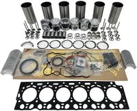 Revêtements de cylindre 6D14 adaptés au moteur Mitsubishi Revêtement de cylindre 6D14 pour pelle Caterpillar CAT E180 E120 E140
