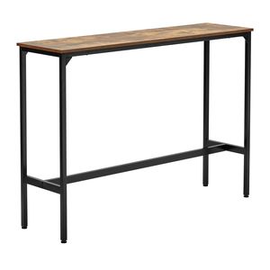 Wood <b>Bar</b> <b>Table</b> Height Pub Cocktail Coffee Counter 55x15 Inch Model D0100X3GM38 Commercial Kitchen Dining - Product Image 1