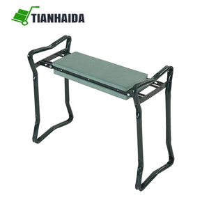 Robuste Portable Pliable Rembourré En Mousse Genouillère De Jardin Jardinage Genouillère En Métal Tabouret Siège Siège Pliant et Genouillère - Product Image 4