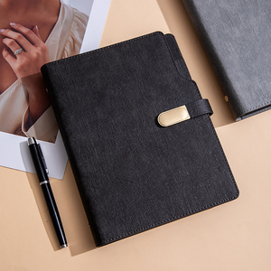 Loose Leaf PU <b>Leather</b> Binder A5 Diary <b>Notebook</b> With <b>Refillable</b> Line Pages <b>Notebook</b> Journal Planner Ring Binder Organizer - Product Image 3