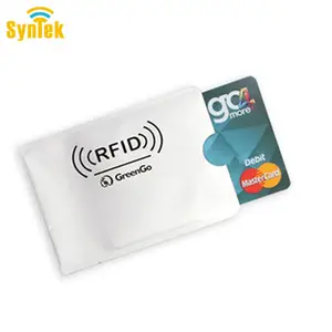 วีซ่าและโทบัตรป้องกัน RFID ปิดกั้นบัตรแขน