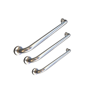 Barre d'appui en acier inoxydable Chao Kunda 29cm 39cm 49cm, grande base fixe, main courante de sécurité pour salle de bain pour personnes âgées et handicapées - Product Image 2