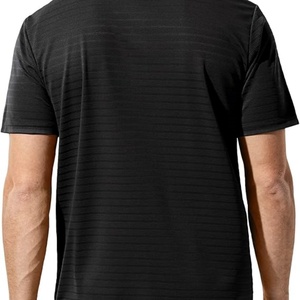 เสื้อกอล์ฟผู้ชาย ผ้าโพลีเอสเตอร์ 100% ลายทาง น้ำหนักเบา ทรงปกติ 210 กรัม แห้งเร็ว ระบายอากาศดี แขนสั้น คอปก สวมใส่สบาย - Product Image 2