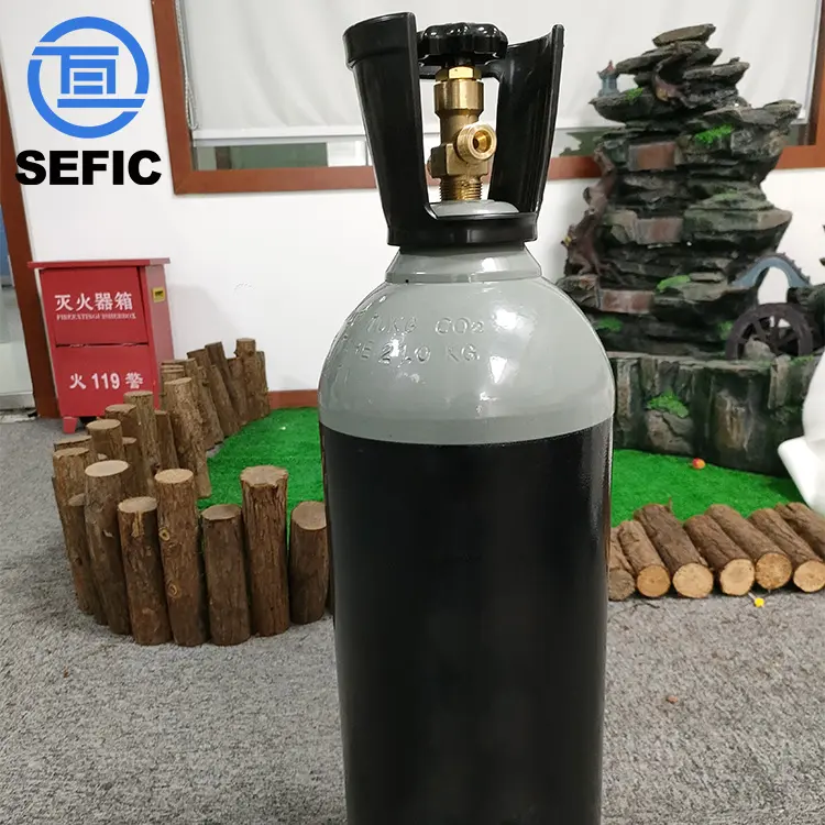 Tragbar ENISO9809-1 13.4l leere CO2-Flasche 200-Bar Tped Co2-Bier-Gaszylinder