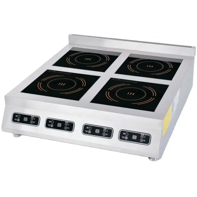 Comptoir électrique Offre Spéciale 4 brûleurs Portable haute puissance cuisinière commerciale plaque de cuisson cuisinière à Induction