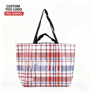 Sac de courses pratique en nylon, écologique, imperméable, sac tissé en PP - Product Image 3