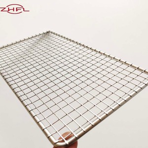 Longteng 304 Stainless Steel <b>BBQ</b> Mesh Barbecue Basket Grill Non-Stick Corrosion Resistant Heat Resistant for Baking & Cooking - Product Image 3