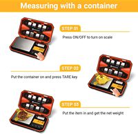 Mini balance de poche numérique haute précision 200g x 0.01g pour bijoux diamant cuisine café nourriture laboratoire Test alimenté par batterie 1kg Max