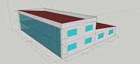 Bâtiment en acier préfabriqué, atelier d'usine, hangar, entrepôt, bureau, bâtiment certifié ISO9001, couleur personnalisée
